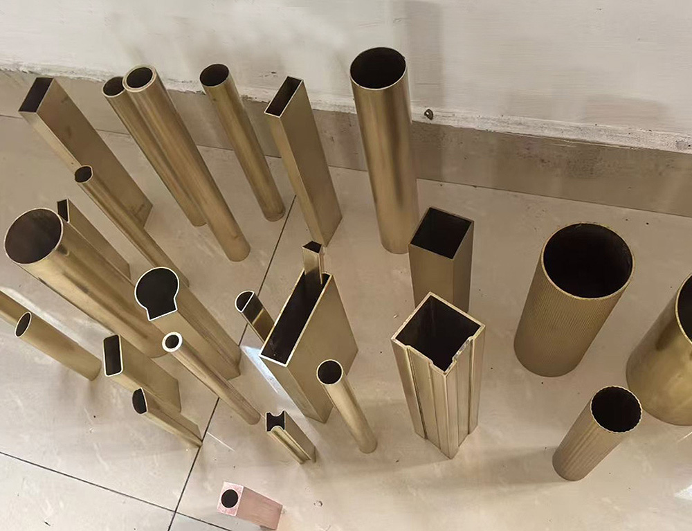 Custom copper alloy profiles by drawing
