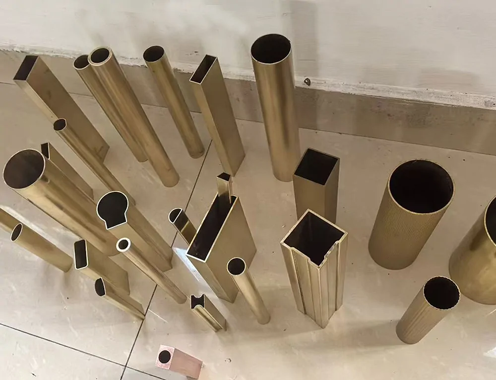 Custom copper alloy profiles by drawing