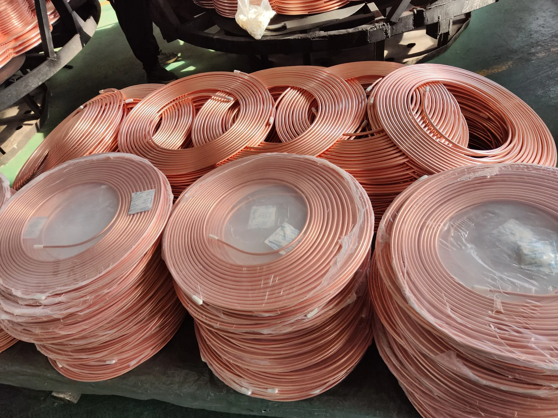 Copper tube coil